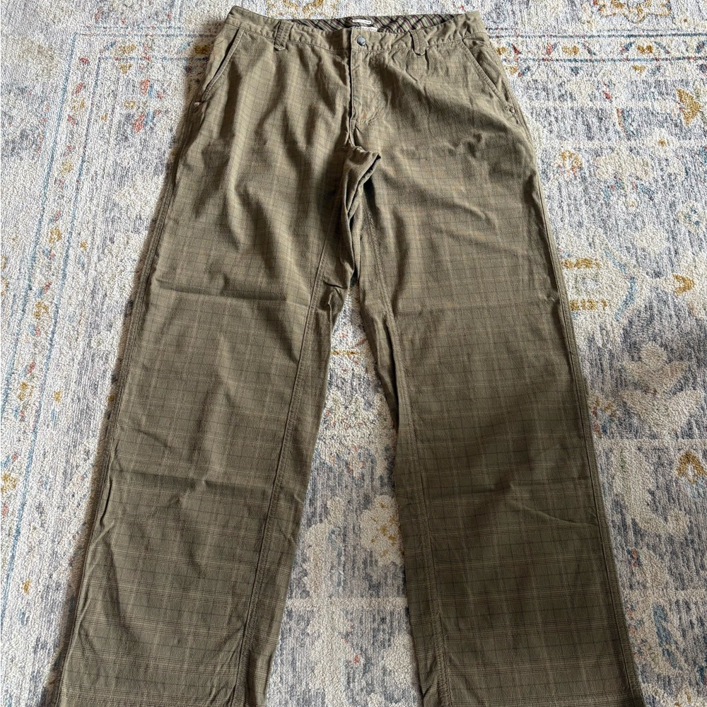 Tan Plaid Lululemon Limited Edition Golf Pants